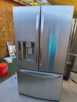 LG Refrigerator stainless steel 3 door