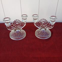 Glass Candle Holders