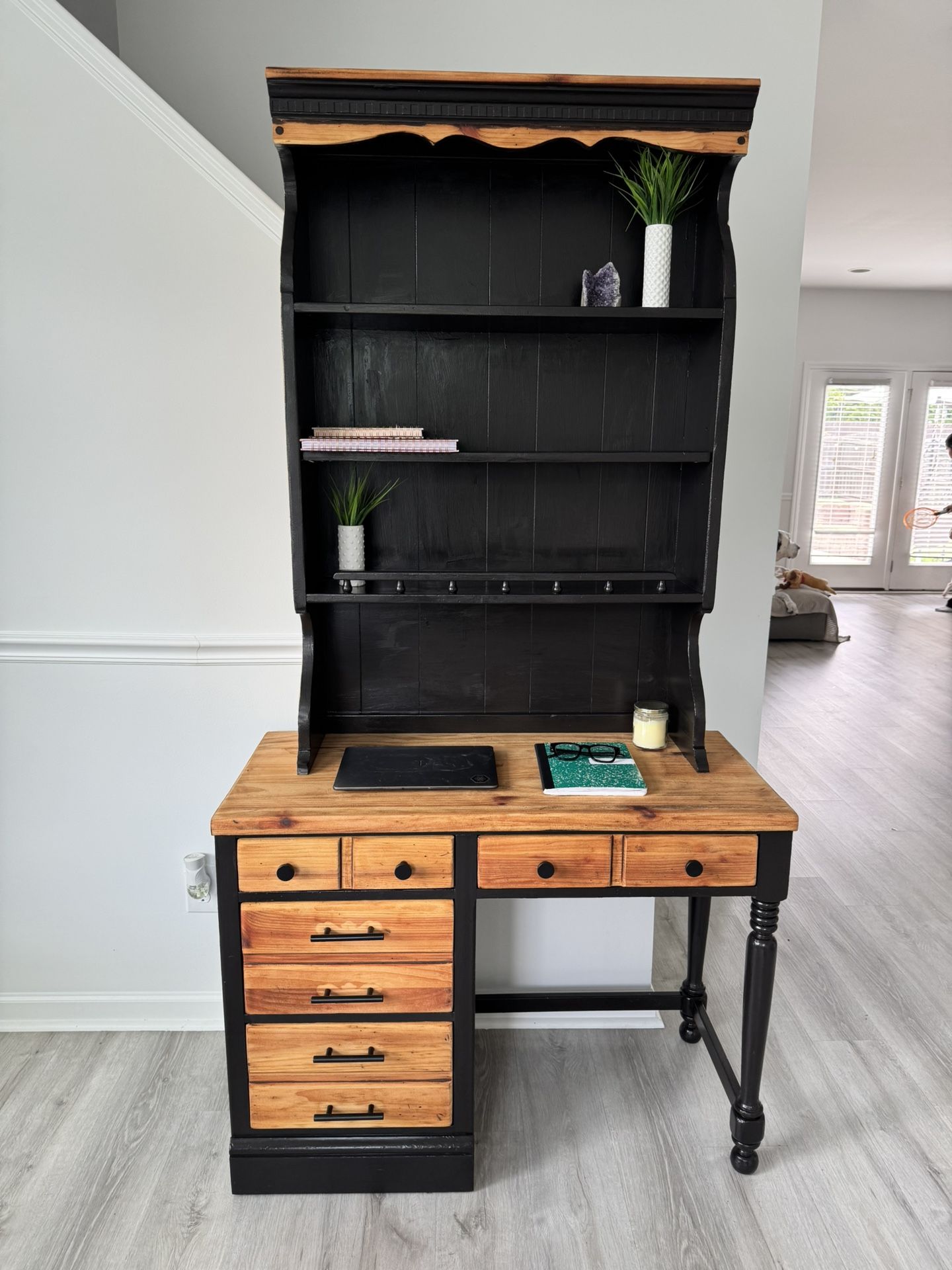 Desk And Hutch Bookshelf 
