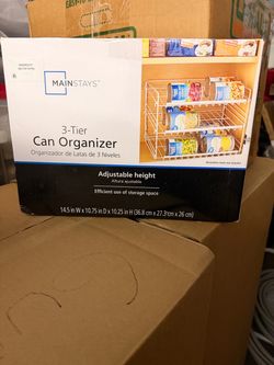 Mainstays 3-Tier Can Organizer 2