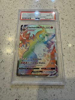 pokemon psa 10 charizard vmax champion’s path