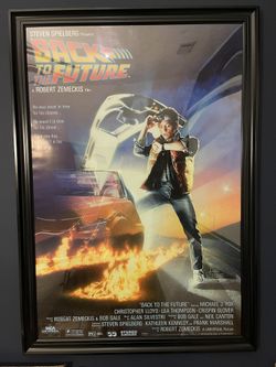 Back To The Future Framed Movie Poster