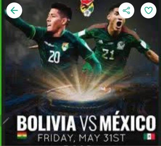Tickets Mexico Vs Bolivia
