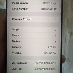 iPhone 16 Pro max 1TB “Lock” ATT