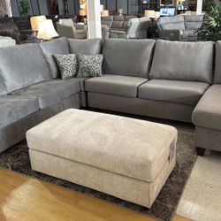 OM• $38 Initial • Brand New 4 Piece Sectional With Chaise 