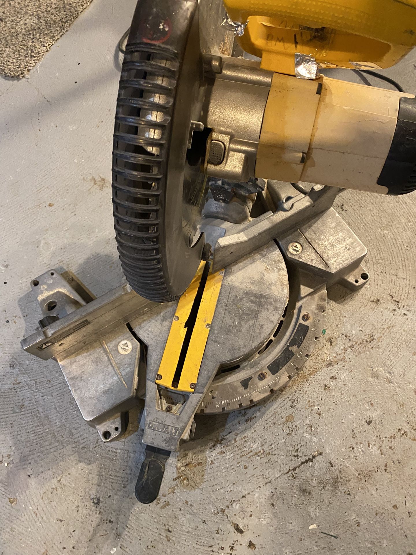 Dewalt 12” Chop Saw An Miter