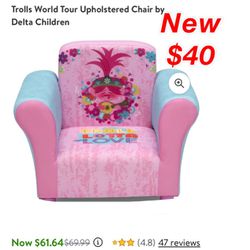 New trolls kids couch new $40 pick up east Palmdale check out all my other listings or hit follow we will open box to show its new and complete