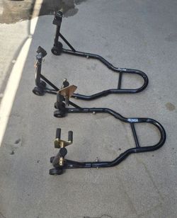 Back & front Motorcycle stand