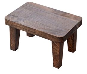 Wooden Step Stool for Adults and Toddlers,Foot Stool,Kitchen Wooden Stool,Small Bench for Kids, Sturdy Wood Stepping Foot Stools Indoor Outdoor, Home,