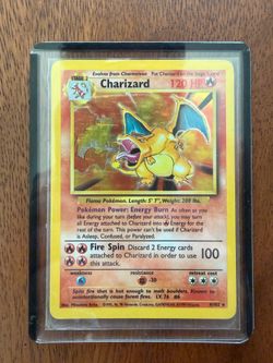 1999 Pokémon Base Set Unlimited Charizard Holo 4/102