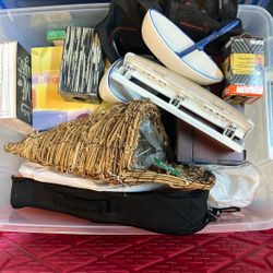 Box Of Home Goods Tools Etc