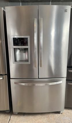 Kenmore 3 Door Stainless Steel Refrigerator
