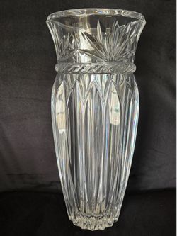 Cristal D’Arques Corinth Crystal Vase 11¾” with Original Box