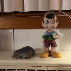 Vintage Cast Iron Pinocchio bank