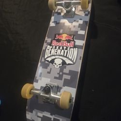 Red BULL skateboard 