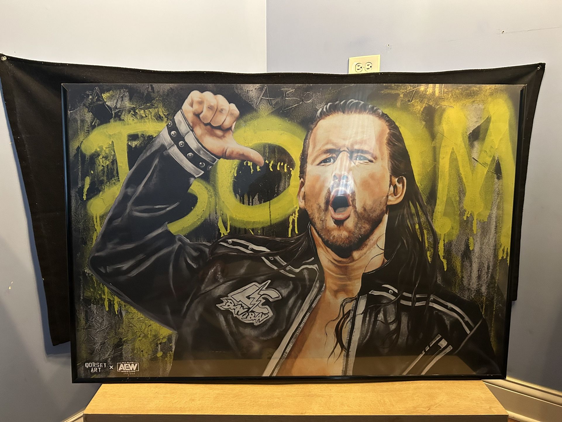 AEW Dorsey Art Adam Cole Poster