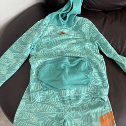 Nike Junior Combo Hoodie And Shorts