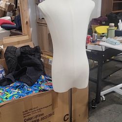 Bonnlo upgraded clothing mannequins with adjustable solid wood stands for displaying clothing and jewelry $20