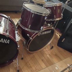 Sell Yamaha Drum Set With Extra Stuff As Well Also My LP Caliente Conga 