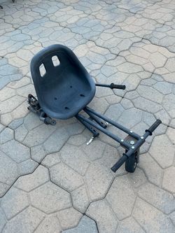 Go kart attachment for hoverboard