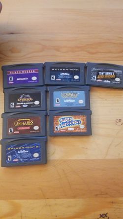 gameboy games and Nintendo ds games
