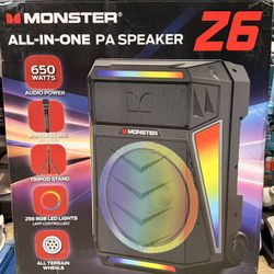 Monster Z6 All In One PA Speaker Brand New In Box 