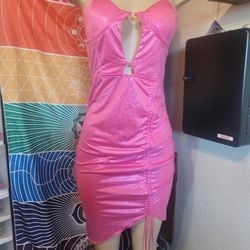 Shein Medium Cute Pink Party Dress