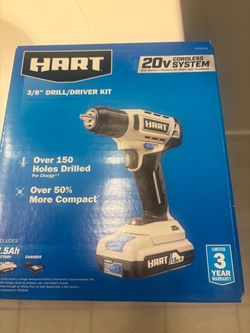 HART 20V 3/8" Cordless Drill/Driver Kit
