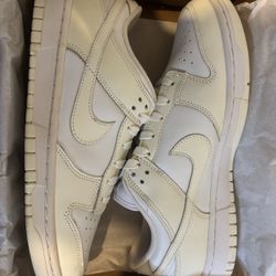 Brand New Nike Dunk Low White Sail 2022 Women Size 11W/9.5M DD1503-121 W/ OG Box