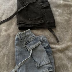 SHEIN Jeans Short Skirts Medium 