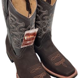 Bota Rodeo De Piel /leather Rodeo Boots 