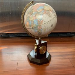 World Globe with 3 Dials