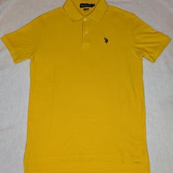 Men’s U.S. Polo Assn. Yellow Polo – XS