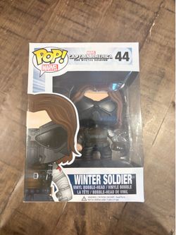 Funko Pop! Vaulted Marvel Masked  Winter Soldier #44  Vinyl Figure w/ Protector