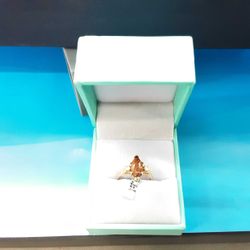 Women's Ring - Yellow Gold 14k (.585) 1.8 grams Size 5
