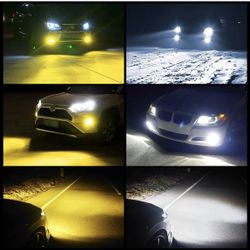 LED Bright Bulb Upgrade 6000k White Or 8000k Ice White Blue  With Warranty Luces 9005 ,h11,d4