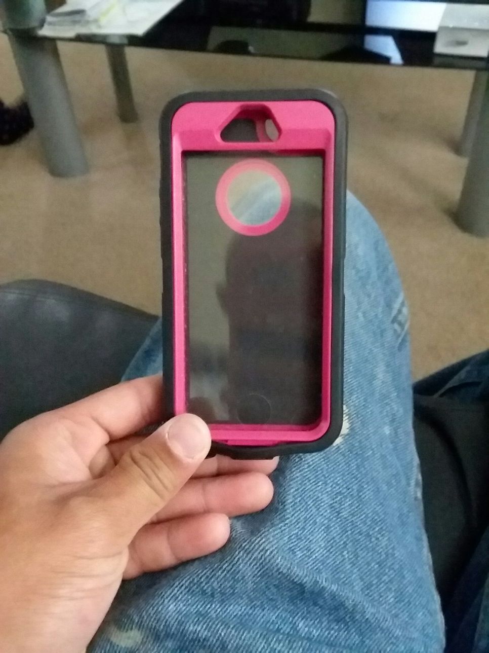 Cover IPhone SE or IPhone 5 used normal , pink and black