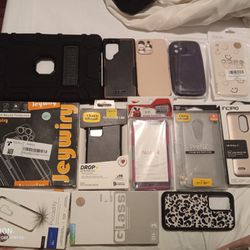 Lot Of Phone Cases Various Styles And Design $108