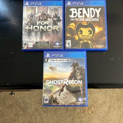 Ps4  3 Game Bundle 