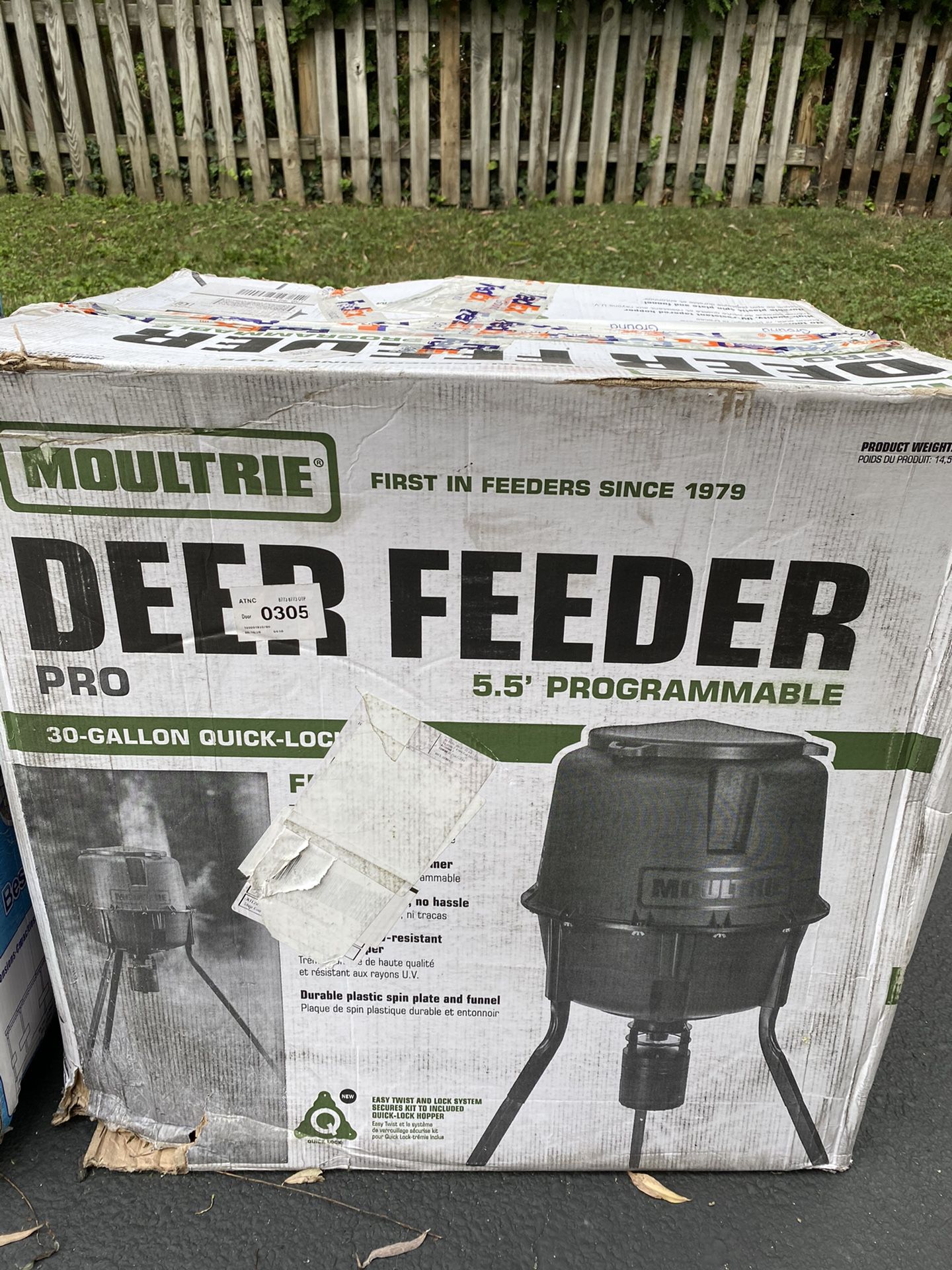 Moultrie 30 Gallon Tripod Deer Feeder Standard With Digital Timer