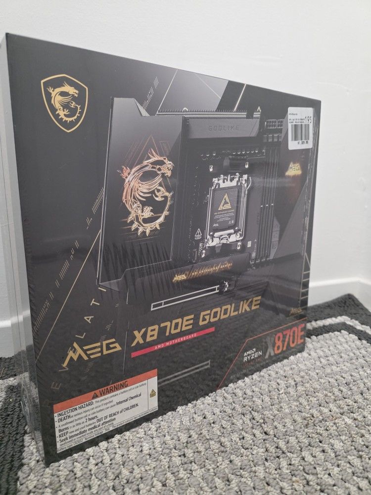 MSI MEG X870E GODLIKE AM5 AMD X870E Extended ATX Motherboard