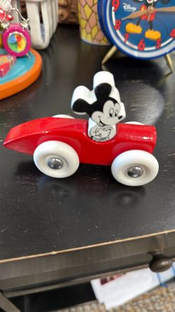 Vilac French Mickey Mouse Race Car