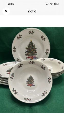 Vintage Gibson Noel Morning Christmas Dinnerware Set