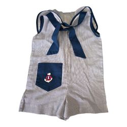Vintage Sailor Romper Jon Jon