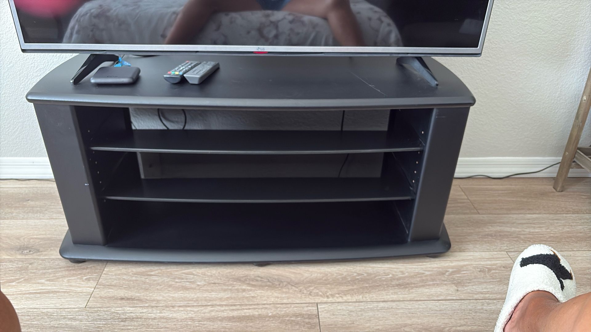 Black TV Stand