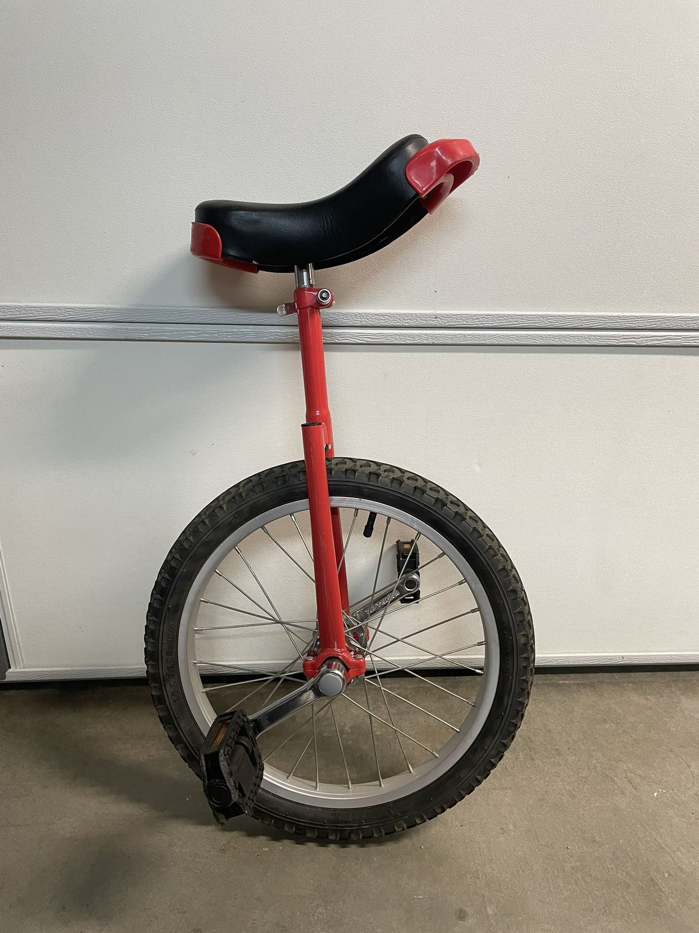 Youth Red Unicycle