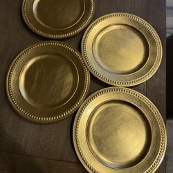 Gold Charger Plates 