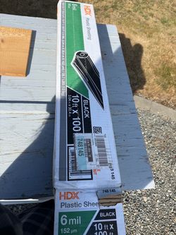 plastic sheeting black