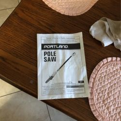 Portland 9.5 Inch 7 Amp Corded Electric Pole Saw