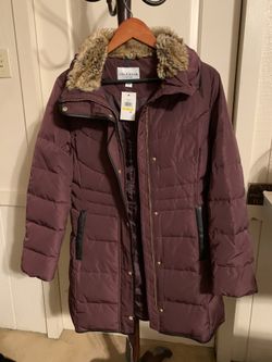 Cole Haan Faux Fur Lined Puffer Coat NWT